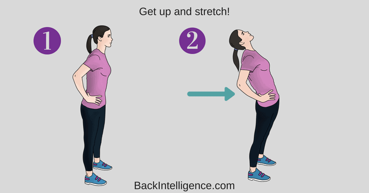 Take breaks to stretch