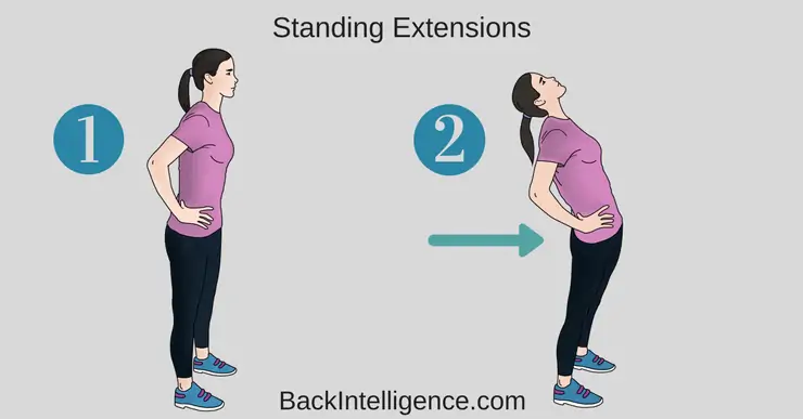 Stretches for slipped discount disc in lower back