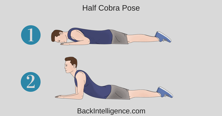 Herniated disc exercises cobra pose