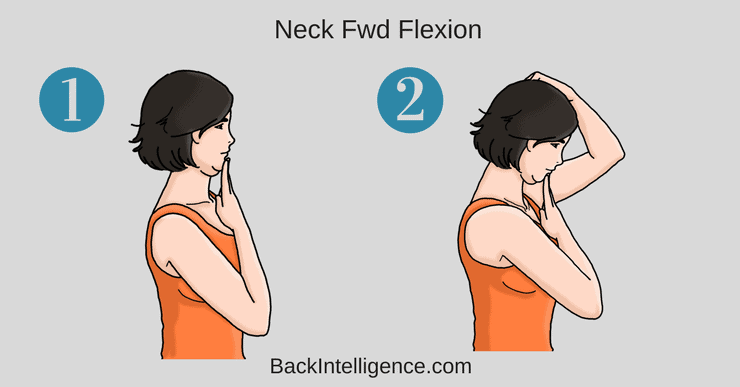 Neck Flexion for Suboccipital muscle