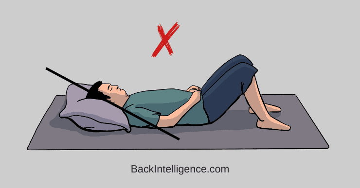 Leg Pillow - Relief For Back Pain While Side Sleeping