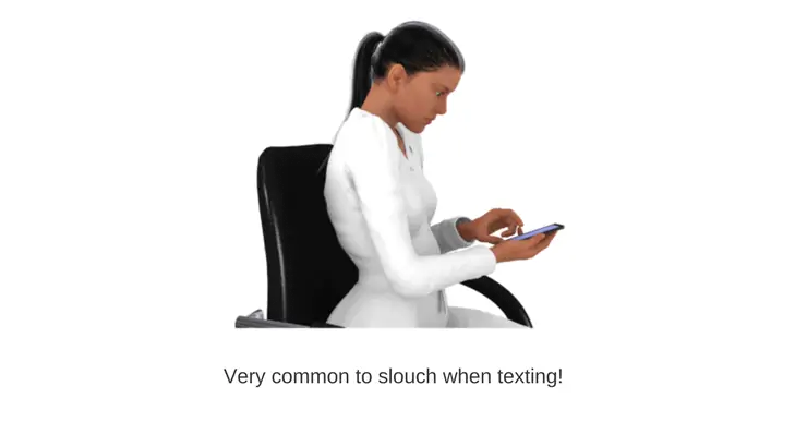 slouching rounded shoulders