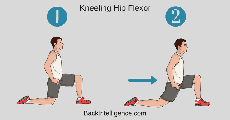 standing hip flexor stretches