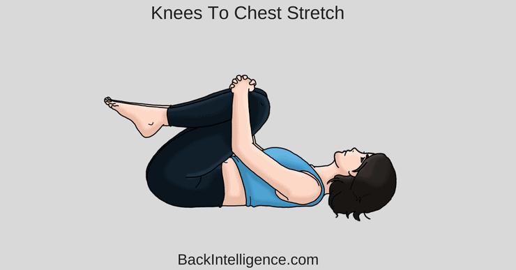 knees to chest