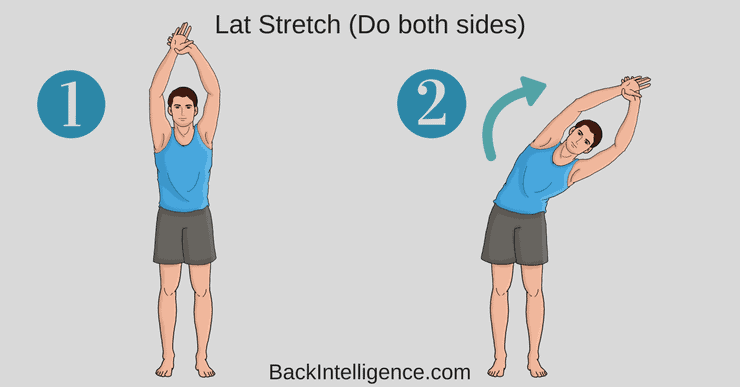 Back stretches pre online workout