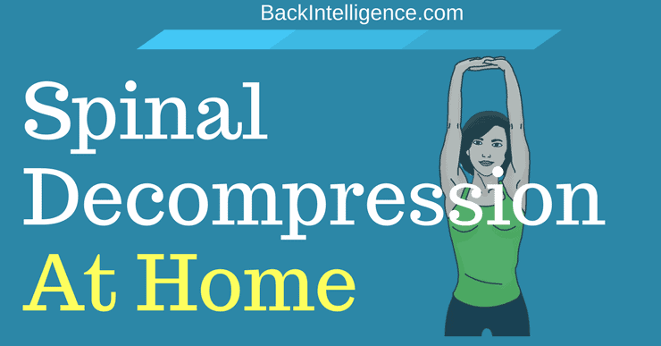 Spinal decompression therapy at home