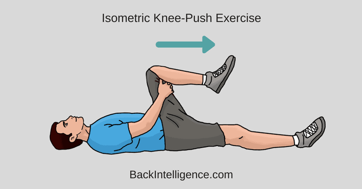 isometric knee push