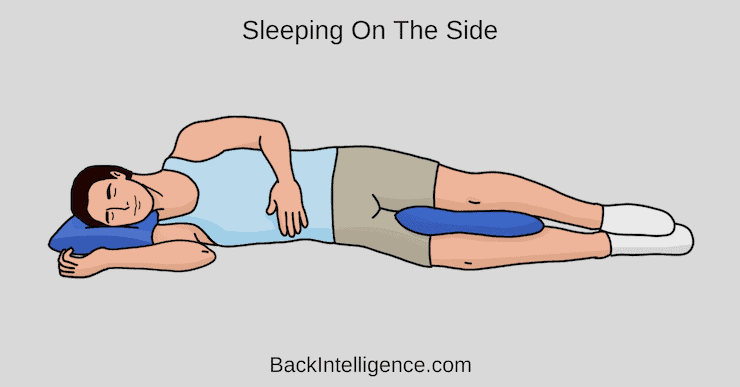 sleeping position for trapezius pain