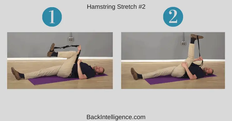 Back saver hamstring stretch sale