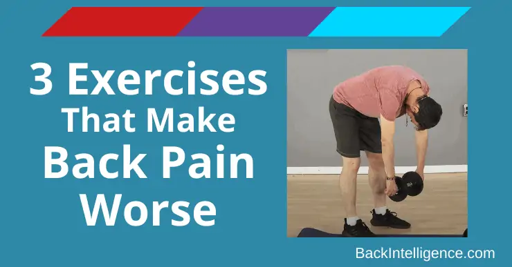 3 Exercises To Avoid For Back Pain Bad for Low Back