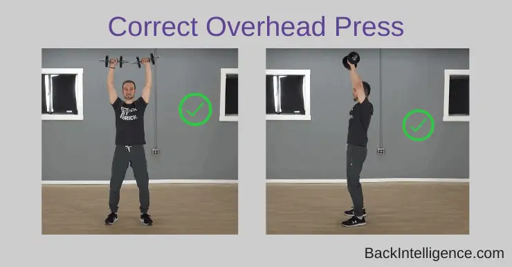 3 Overhead Shoulder Press Mistakes - Using Dumbbells